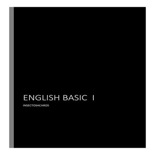 English basic I 2020 | PDF