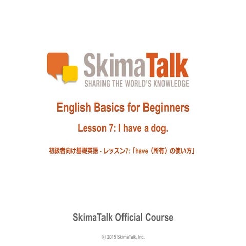 English basics for beginners - Lesson 17 | PDF