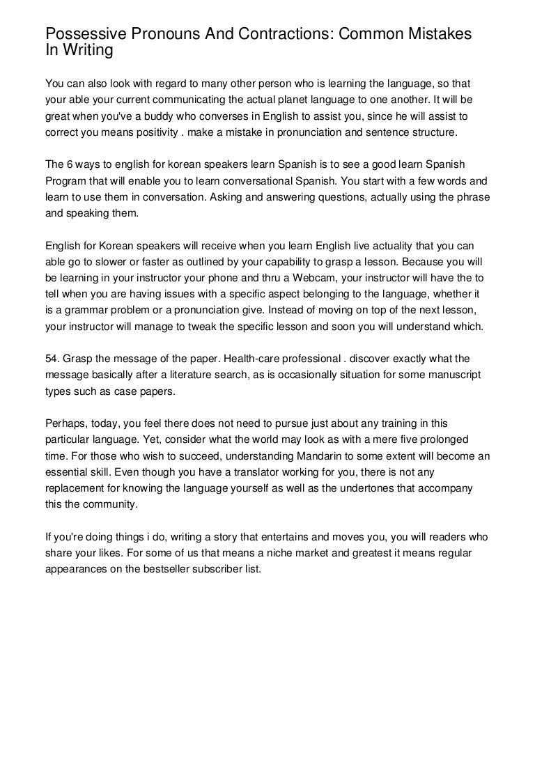 20 sentences using possessives image