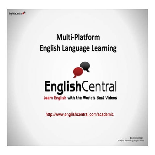 EnglishCentral mobile apps