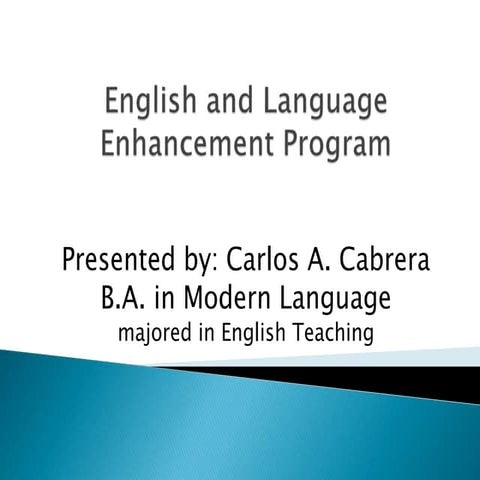 English classes program
