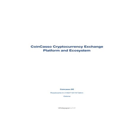 COINCASSO WHITEPAPER