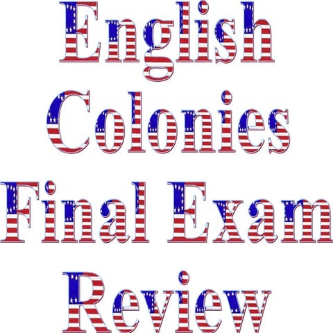 English colonies review pp