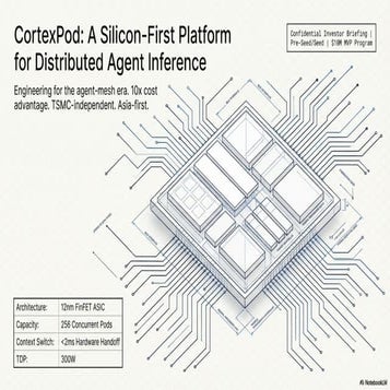 CortexPod:Agent Mesh Silicon - Engineering for the agent-mesh era. | PDF