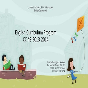 PRDE English Curriculum Program