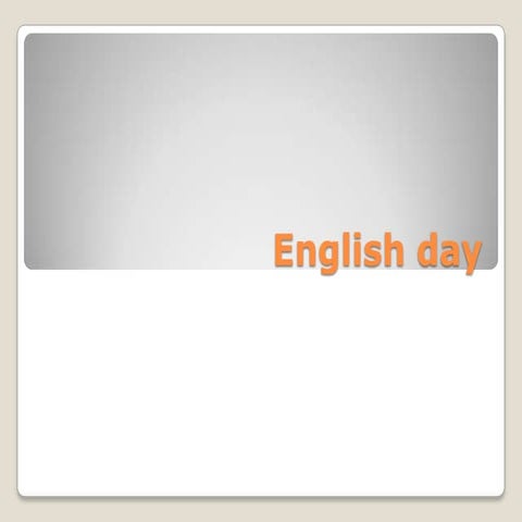 English day