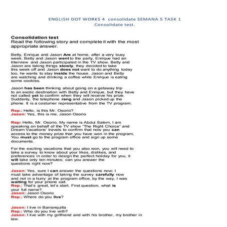 English dot works 4  consolidate semana 5 task 1 