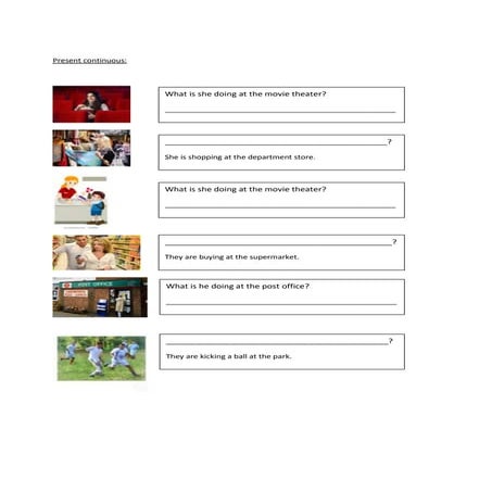 English exercises for fourth grade (part 2)