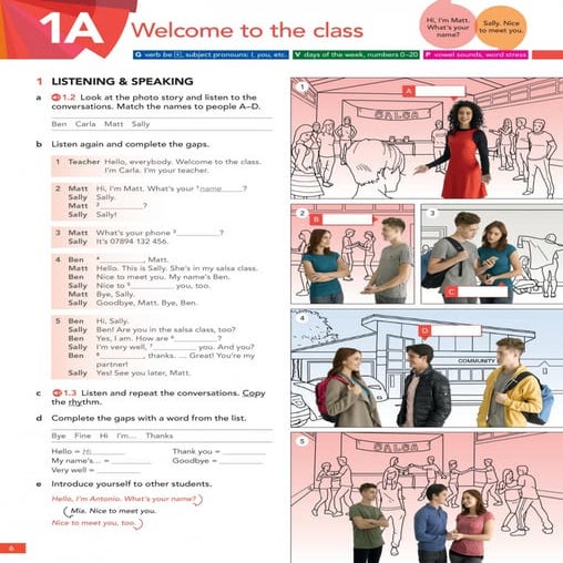 English file- BOOK- 1A | PDF