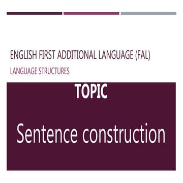 English first additional language (fal)