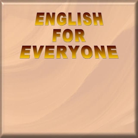 English for everyone
