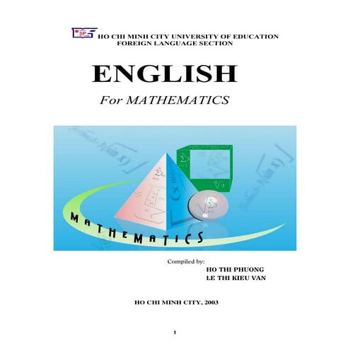 English for maths
