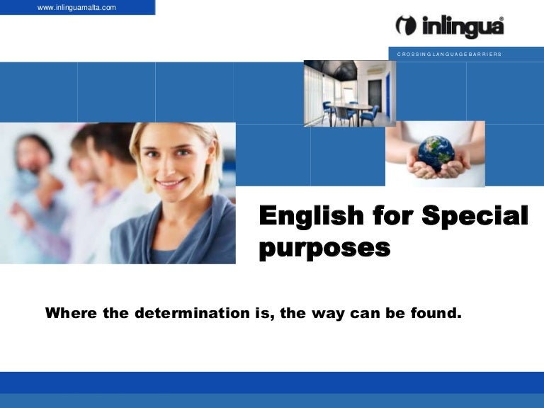 English for special purposes