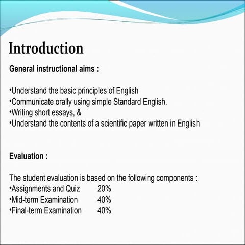 English for university student