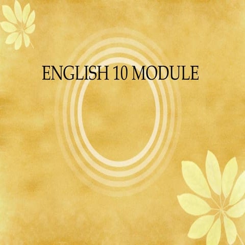 English grade 10 module