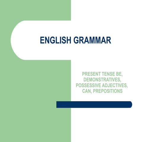 English grammar