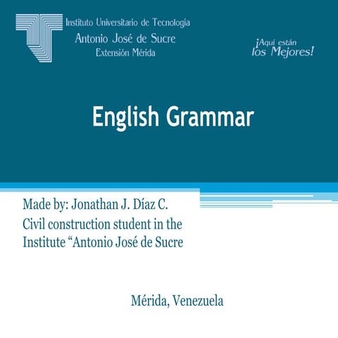English grammar