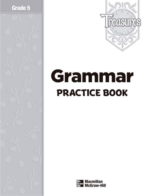 English grammar 5th grade