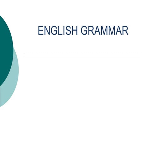 English grammar (final)