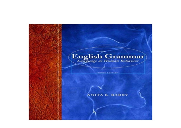 pdf_$ library English Grammar Language as Human Behavior 3rd Edition