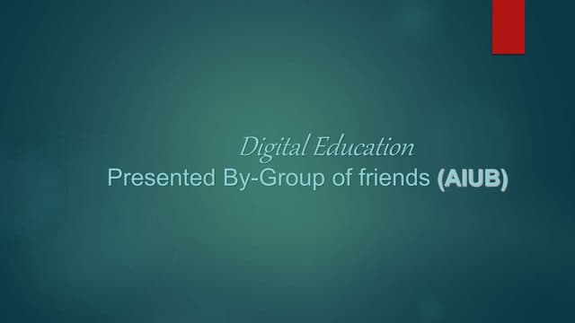 Digital Education