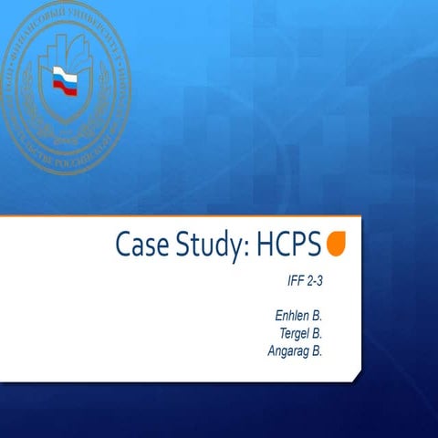 HCPS Case study | PPTX