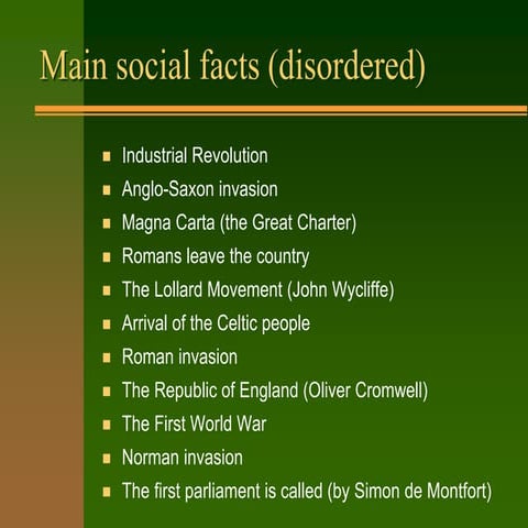 First British Settlers