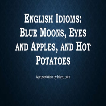 English Idioms