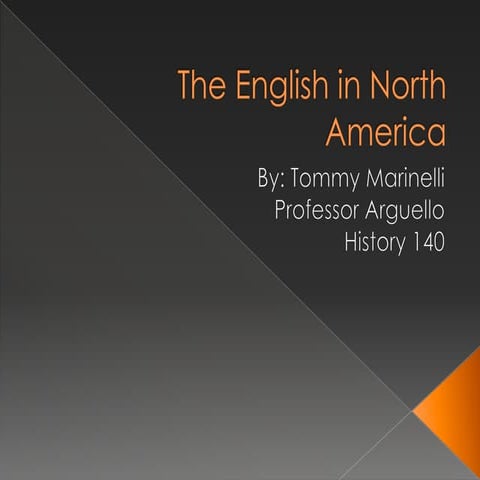 English in north america