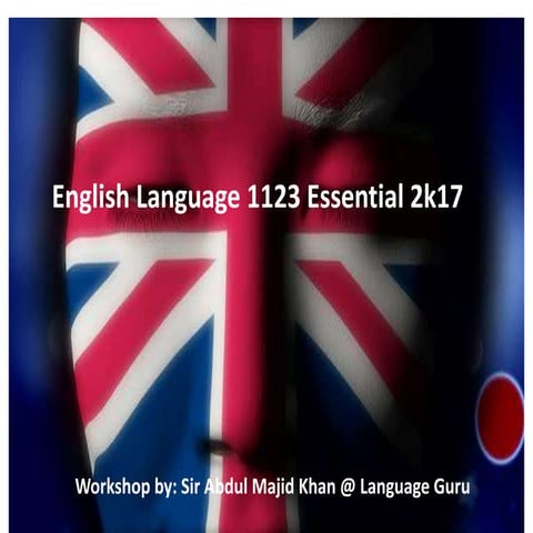 English language 1123 Essentials 2k17