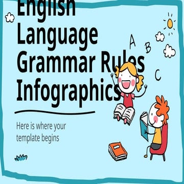 Comprehensive English Language Grammar Rules and Infographics Template ...