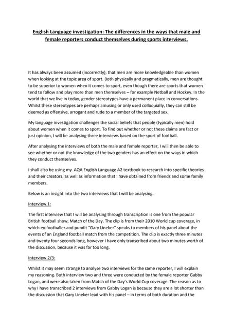 As level english coursework help