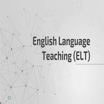 English language teaching, ch4