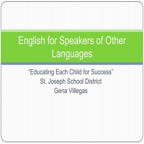 Presentation for SJSD Principals