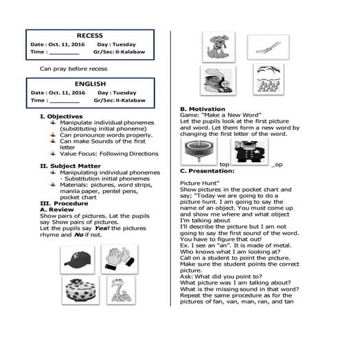 English lesson 24 | DOCX