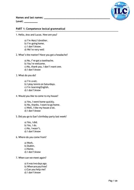 Final test-2 children-03 | PDF