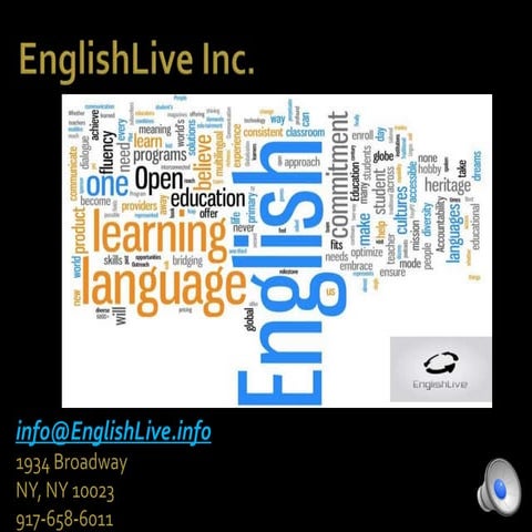 English live slide show