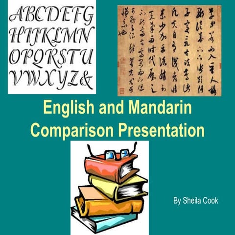 English mandarin comparision presentation