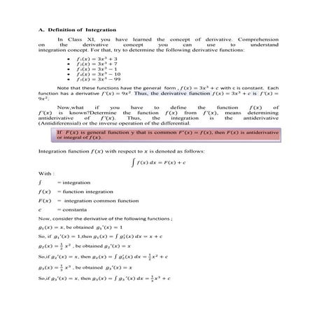 Integral dalam Bahasa Inggris