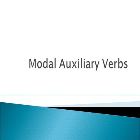 English: modal auxiliary verbs (theory and examples)