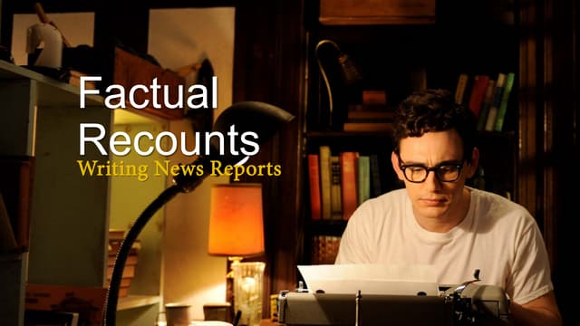 English Language - News Report