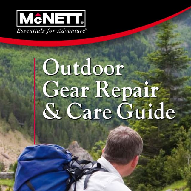 English outdoor gear repair & care guide PDF