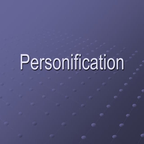 English personification examples (1)