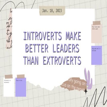 10 introvert personality traits that will make you feel better | PDF