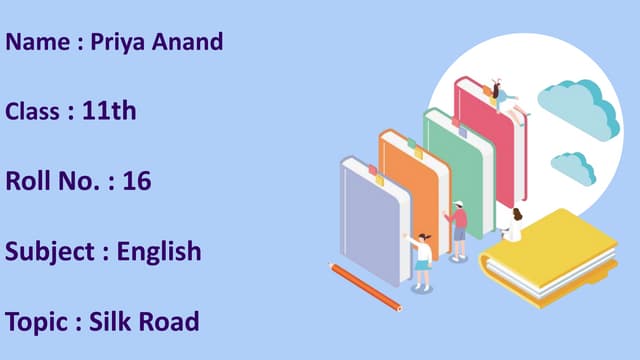 English ppt @silk road