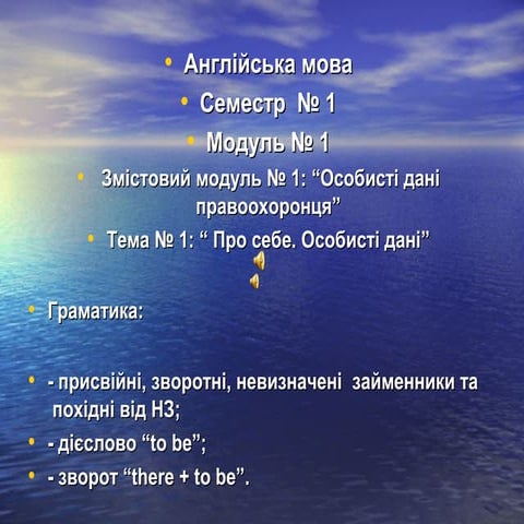 English presentation 1