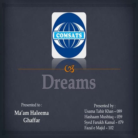 English presentation 2 (dreams)