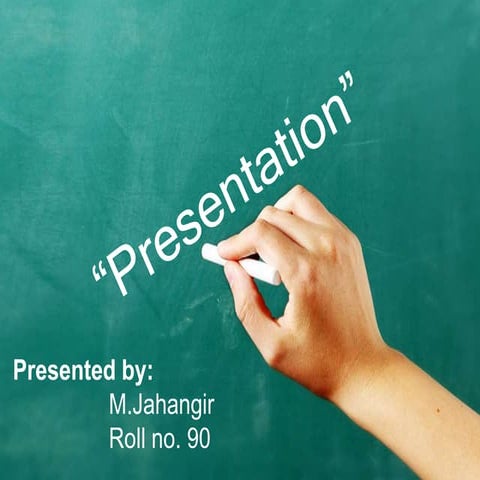 Presentation skills