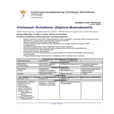 English profile christoph scheibner