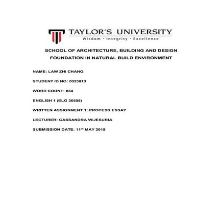 English project 1 final submission